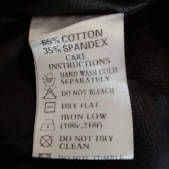 Motel plaid flannel slight spandex lined zipper skirt/L/purple green black - Picture 8 of 8